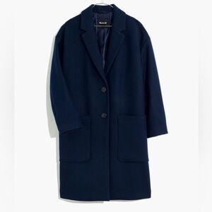 Madewell Elmcourt Coat - Navy, Size Small
